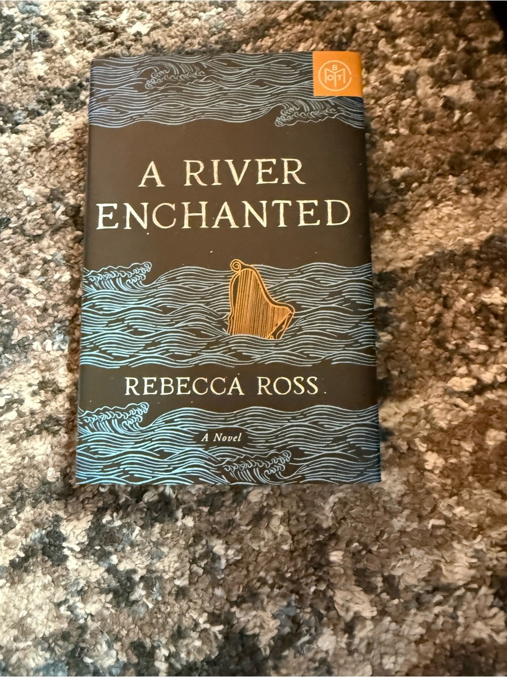 A River Enchanted by Rebecca Ross - Decorative Blue & Gold Hardcover